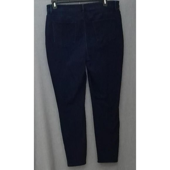 CHICO'S Platinum Navy Jegging Pants Size L - Picture 2 of 5